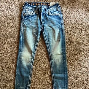 Rock revival skinny jeans. Size 25